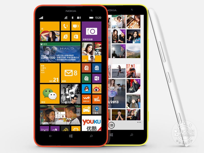 诺基亚Lumia 1320怎么样 Windows Phone 8运行内存1GB重量220g